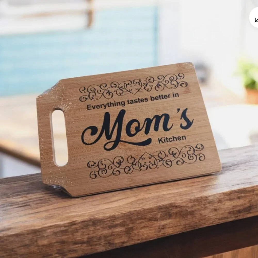 Mom's Gifts Everything Taste better in Mom's Kitchen Cutting Board Wall Decor